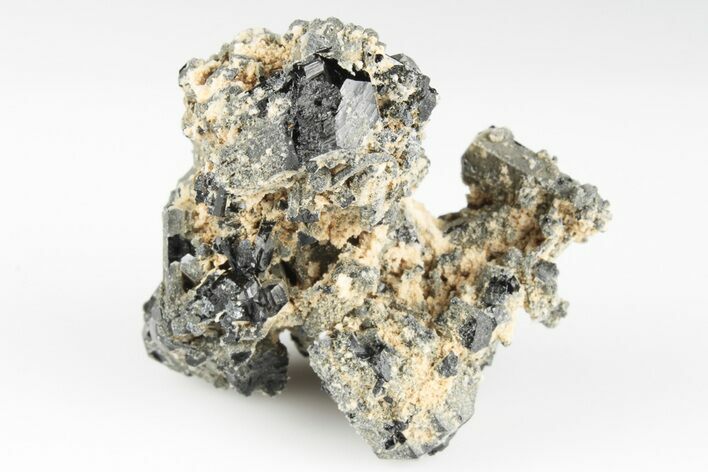 Black Tourmaline (Schorl) Crystals In Feldspar - Mexico #190528